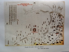 Bản đồ huyện Chí Linh trong sách Đồng Khánh dư địa chí
