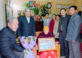 BLL Họ Đồng TP Chí Linh tổ chức mừng thọ các cụ trên 95 tuổi năm 2023