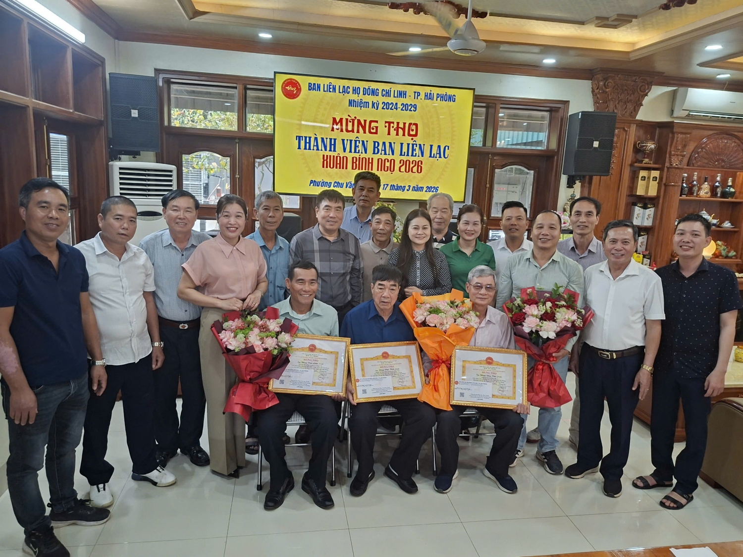 BLL họ Đồng Chí Linh tổ chức mừng thọ thành viên BLL xuân Bính Ngọ 2026